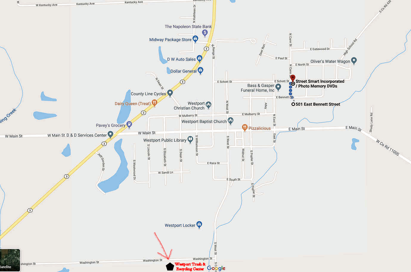 Permanent Locations Decatur County Solid Waste Management