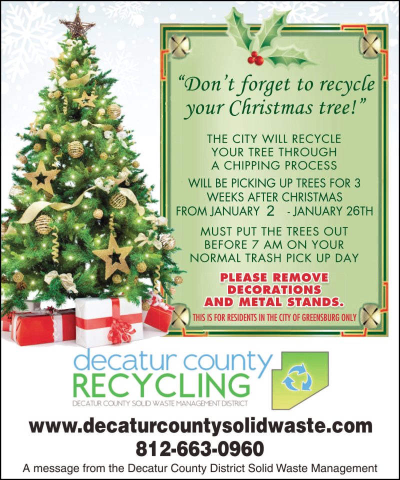 Holiday Recycling Decatur County Solid Waste Management